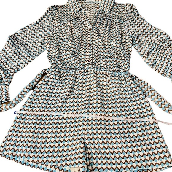 FATE WOMENS COLORFUL ABSTRACT PATTERN BELTED ROMERO SIZE SMALL - Picture 4 of 15